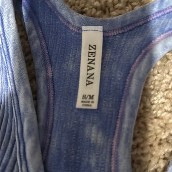 TikTok VIRAL Colorful Acid Wash Stretchy Crop Top Set - Picture 4 of 5